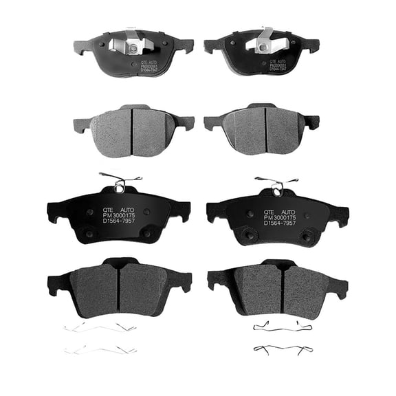 Set of 8 Front-Rear Ceramic Brake Pad Kit For 2007-2010 2012-2015 Mazda 5