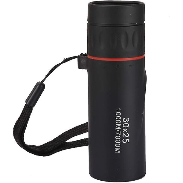 Mini Telescopio Monocular Portátil Rojo Verde para Acampar y Cazar