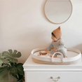 thumbnail image 3 of Baby Changing Basket With Handles Moses Basket,cotton Rope Changing Table Topper For Baby Changing Basket,photography Props,playpen, 3 of 5