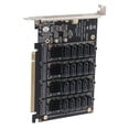 thumbnail image 1 of PCIE X16 Expansion Card, Robust Structure Radiation Fin  Expansion Card LED Indicator  for Home for Computer, 1 of 7