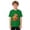 Green, variant on Boys Monkey Graphic Print Short Sleeve Punch T Shirt Casual Crew Neck Tee for Kids Comfortable Youth Basic Top