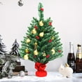 thumbnail image 3 of Árbol de Navidad Artificial Costway 60 cm Verde con 15 Luces Blancas LED, 3 of 7