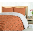 thumbnail image 5 of Ambesonne Cartoon Duvet Cover Set, Dancing Monkeys Fun, 2-Calking, Umber and Burnt Sienna, 5 of 7