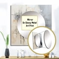 thumbnail image 3 of Designart "Winter'S Simplicity I" Winter Landscape Square Mirror Wall Decor Traditional - Large Grey Square Bathroom Mirror - Square Printed Wall Mirror Art, 3 of 5