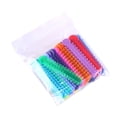 thumbnail image 3 of 40-Piece Pack Orthodontic Ties: Colorful & Transparent Plastic Dental Ligature Rings for Teeth Alignment - Durable, Safe Oral Care Kit Supplies with Multiple Color Options for Easy Identification in, 3 of 5