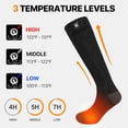 thumbnail image 3 of SAVIOR Heated Socks for Men & Women Battery Socks Powered Thermal Ski Socks Winter Foot Warmer with Temperature Control Long Socks for Skiing Hiking Hunting Motorcycling Riding, 3 of 8