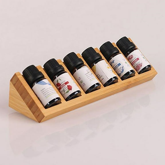 6 Slots Essential Oil Storage Rack Portable Tabletop Diffuser Stand Nail Polish Collection Perfume Holder Shelf Organizer