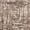 Chocolate Brown, variant on Unique Loom Hermitage Collection Area Rug - Armor (2' x 5' Runner Chocolate Brown/Black)