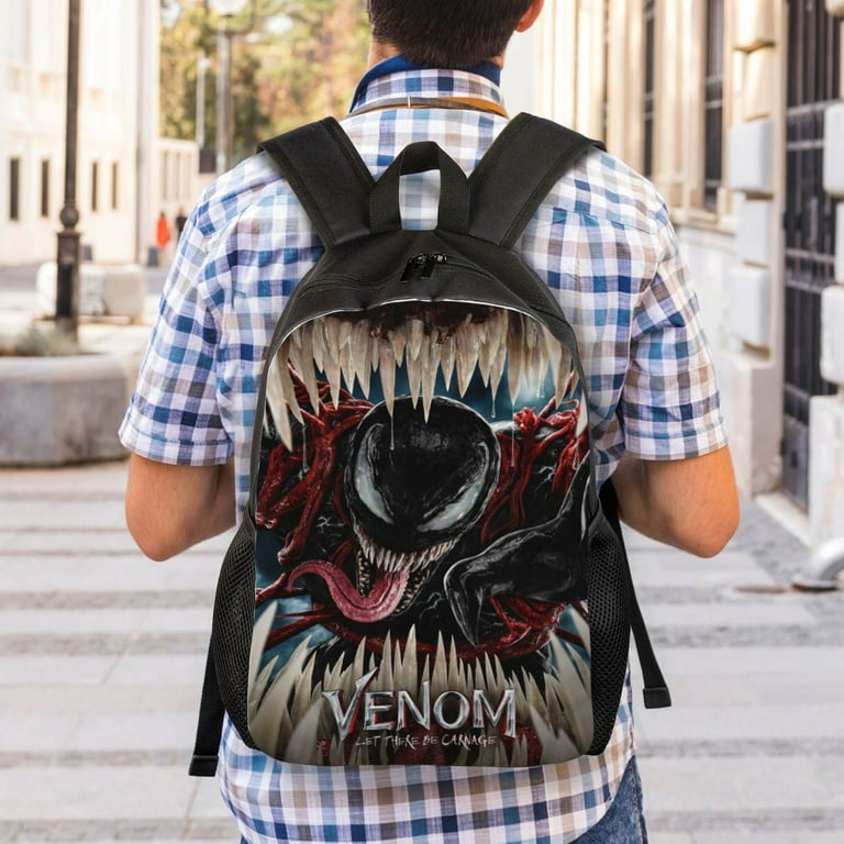 16in Venom Backpacks For Boys Girls Cartoon Laptop Bags Lightweight Durable Backpack Schoolbag For Teens Elementary Middle School Bookbag Walmart