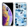 thumbnail image 4 of Bule Collage Case Compatible with iPhone 14 Pro,Unique Art Design TPU Shock-proof Full Cover, 4 of 6