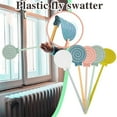 thumbnail image 2 of Extended Handle Fly Swatter - Heavy-Duty, Thickened Grip for Indoor & Outdoor Use - Cute Candy-Shaped Design for Effective Control - Telescopic, Plastic Mosquito Swatter, 2 of 8