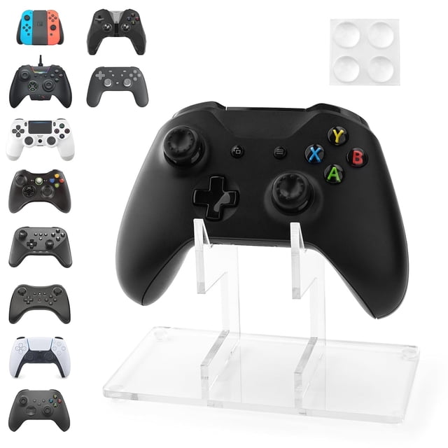 Universal Controller Holder For Xbox Series X, Xbox 360, Ps5, Ps4, Switch,Steam Controller, Desktop Computer Game Controller, Transparent Controller Display Stand