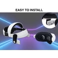 thumbnail image 4 of TNE Halo Headband for Oculus Quest 2 Headset Virtual Reality VR | Replacement Accessories for Oculus Quest 2 Elite Head Strap Reduce Head Pressure Enhanced Support (Soft Rear Cushion), 4 of 4