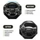 thumbnail image 3 of Para 90 110 2020-2023 Decoración del volante Accesorios interiores (fibra ABS), 3 of 5