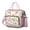 Pink-36, variant on Large Insulated Lunch Tote Bag with Llama Face Design - Leakproof Cooler Bag for Office, Picnic & Travel - Kawaii & Cute Pattern