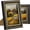 Black&Gold, variant on 5x7 Picture Frame with Real Glass, Ornate Vintage 5 x 7 Photo Frames for Wall Decor or Tabletop Display, Black and Gold, 2 Pack
