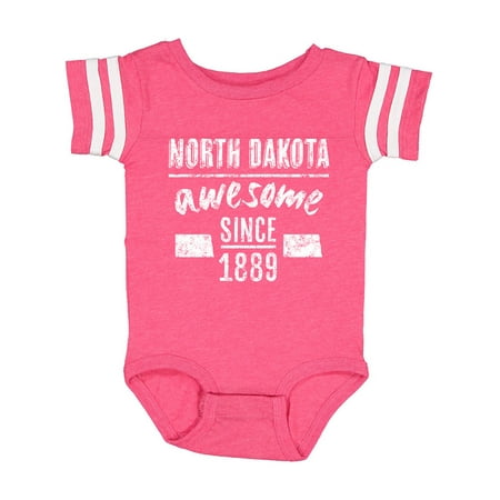 

Inktastic North Dakota Awesome Since 1889 Gift Baby Boy or Baby Girl Bodysuit