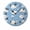 FFclock003, variant on ZXCXRQFa Silent Clocks Cute Pug Themed Wood Wall Clock Silent Non-Ticking Kitchen Desk Clock Battery Operated Analog Decorative Round Clocks 10 in Garden Home Decor