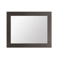 thumbnail image 2 of BrandtWorks Wall Mirror, 32" x 38", Flat Scratched Black, 2 of 3
