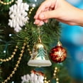thumbnail image 4 of Christmas Tree Bell Ornaments 6PCS, Painted Jingle Bells with Hanging Rope for Xmas Tree, Indoor Outdoor Festival Hanging Pendants, 4 of 4