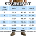 thumbnail image 3 of Domzest Men's Tactical Pants Water Resistant Ripstop Cargo Work Lightweight EDC Hiking Pants with Multi Pockets Light pink XL, 3 of 4