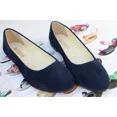 thumbnail image 6 of Plus Size 35-43 Women Flats Slip on Flat Shoes Candy Color Woman Boat Shoes Black Loafers Faux Suede Ladies Ballet Flats539, 6 of 6