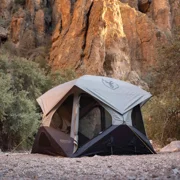Gazelle Tents™ T4 Overland EXP Hub Tent, 4-Person, Agave Green, 94 x 94 x 78, GT403AG