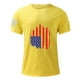 thumbnail image 4 of Mens Casual Pantalones Cortos Cuello Redondo Gradación Impresión Suéter Camiseta, Blusa Deportiva de Fitness para Hombres, 4 of 4