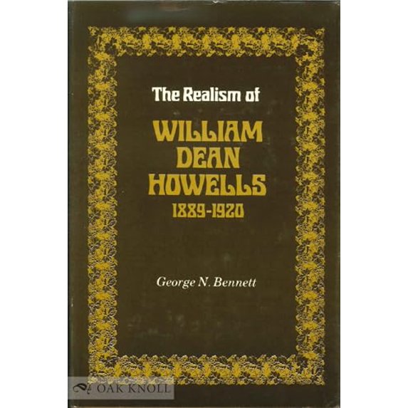 Pre-Owned The Realism of William Dean Howells 1889-1920, 9780826511805, 0826511805, Hardcover, First Edition edition