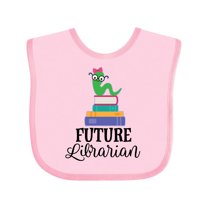 Inktastic Future Librarian Girls Reading Job Girls Baby Bib