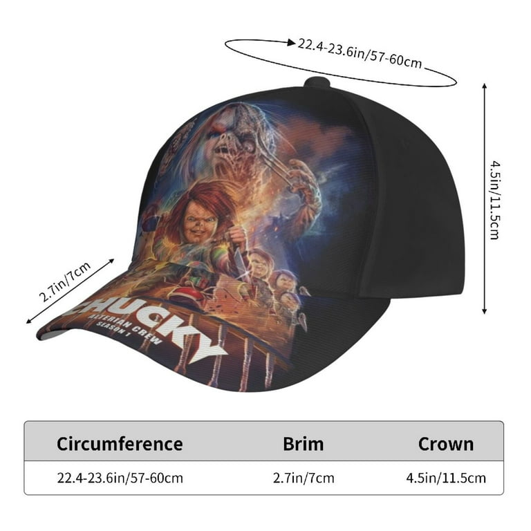 Doll Chucky Horror Unisex Baseball Cap Adjustable Trucker