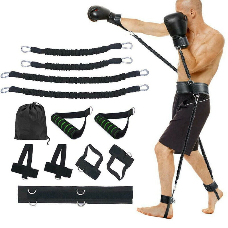 12PCS Vertical Trainer Leg Strength Resistance Bands Set