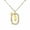 D, variant on 14K White Gold Plated Cubic Zirconia Initial Necklace | Letter Dainty Necklaces for Women