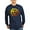 Navy, variant on CafePress - Distressed 45 RPM Adapter Long Sleeve Dark T Shirt - Long Sleeve Dark T-Shirt