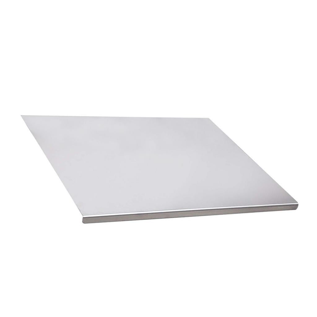 Fiocias Stainless Steel Chopping Board Heavy Cutting Board Meat Vegetables Bread Cutting 40cmx50cm