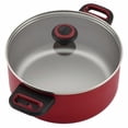 thumbnail image 3 of Pemberly Row Nonstick 17 Piece Cookware Set in Red, 3 of 12