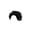 Black, variant on Ouuluon Porch Goose Twin Tail Wigs Funny Pet Joke Accessory, Comical Decor Wig for Outdoor Yard Garden Statue Display