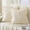 Beige, variant on Hot Pink Throw Pillow Covers 18x18 Inch Set of 2,Soft Solid Corduroy Striped/Wide Bordered,Square Decorative Cushion Case,Fall Decorations for Home Couch,Bed