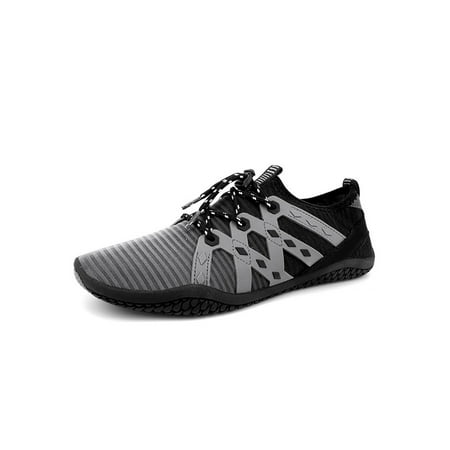 

Ymiytan Unisex Aqua Socks Swim Water Shoes Athletic Beach Shoe Yoga Breathable Lightweight Quick Dry Barefoot Black 5