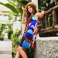 thumbnail image 2 of Lsque Five Nights At Freddy'S Pattern Summer Dresses for Women – Sleeveless T-Shirt Swing Sundress, Perfect for the Beach and Casual Days, 2 of 6