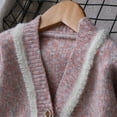 thumbnail image 7 of Diufon Toddler Girl Boy Oversized Cardigan Fall Winter Warm Knitted Sweater Long Sleeve Knitwear with Pockets, 7 of 7