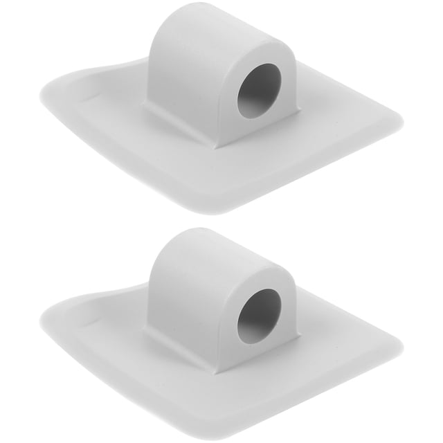Phenofice Kayak Mounting Bracket 2Pcs Square Universal Design Canoe Motor Mount Grey PVC 10.0X9.5X4.0In