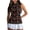 Candy Canes Poinsettia, variant on Yuyamidu Gingerbread Man Tennis Tank Tops Women Sleeveless Golf Shirts Candy Athletic Shirt Slim Fit Christmas Activewear Size L