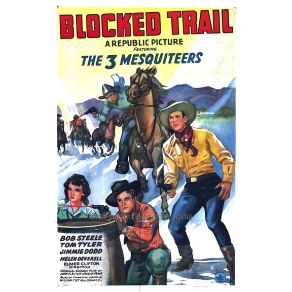 Posterazzi MOVCF0426 Blocked Trail Movie Poster - 27 x 40 in.