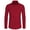 Red, variant on Men's Slim Fit Stretch Dress Shirt Solid Color Microelastic Long Sleeve Casual Soft Business Button Up Shirts