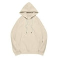 thumbnail image 3 of cocolona Womens Oversized Hoodies Long Sleeve Drawstring Hooded Sweatshirts Fashion Casual Solid Color Pullover Tops with Pockets, 3 of 5