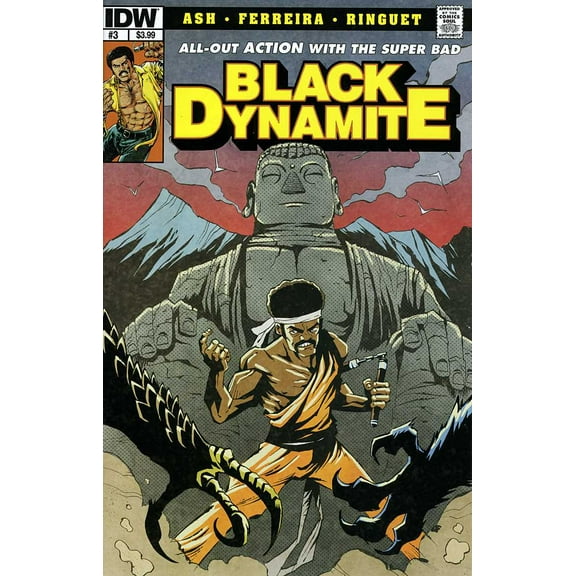 Black Dynamite #3 VF ; IDW Comic Book