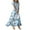 Z4-Blue, variant on Boho Dresses for Women 2025 Floral Short Sleeve V Neck Smocked Flowy Beach Vacation Maxi Dress (Z6-Light Green, XL)