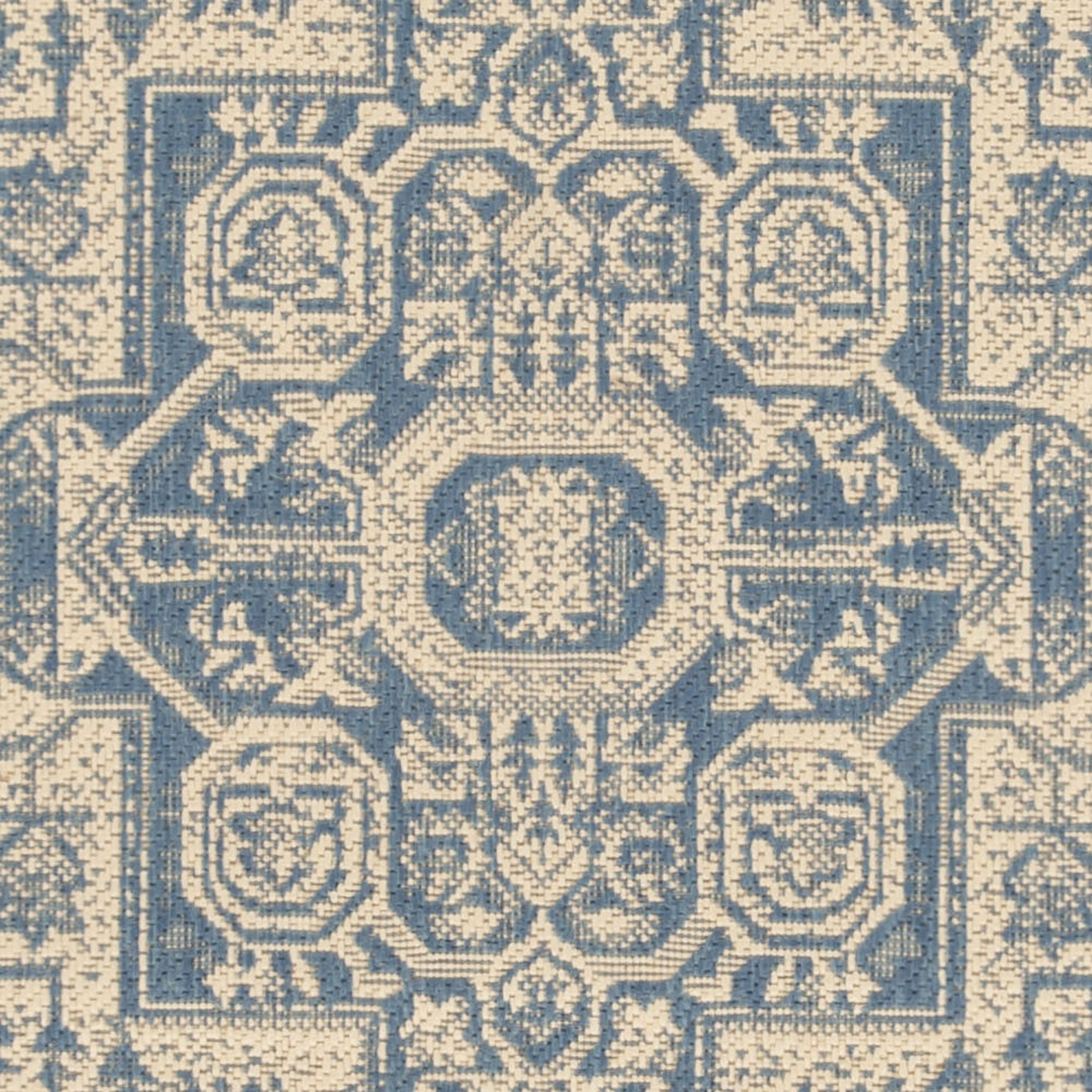 SAFAVIEH Linden Georgene Floral Runner Rug, Blue/Cream, 2' x 8'