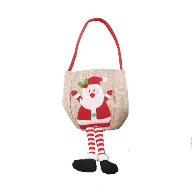 Christmas Bags Gift Wrapping Packaging Storage Elk Container Handbag Goodie Bag Exquisite Embroidery for Jewelry Candy Birthday